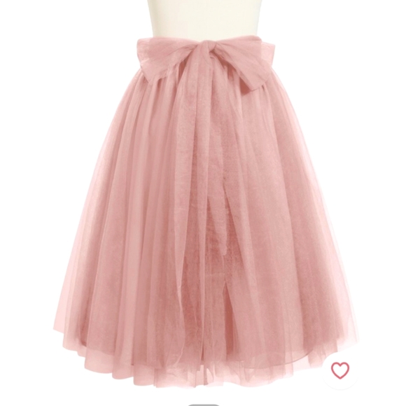 NWT Med Azazie tulle skirt Dusty Rose - Picture 5 of 6